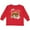 Red, variant on Inktastic Merry Christmas Cute Nativity Scene Boys or Girls Long Sleeve Toddler T-Shirt