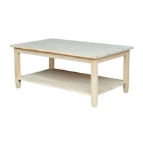 Solano Coffee Table  Unfinished