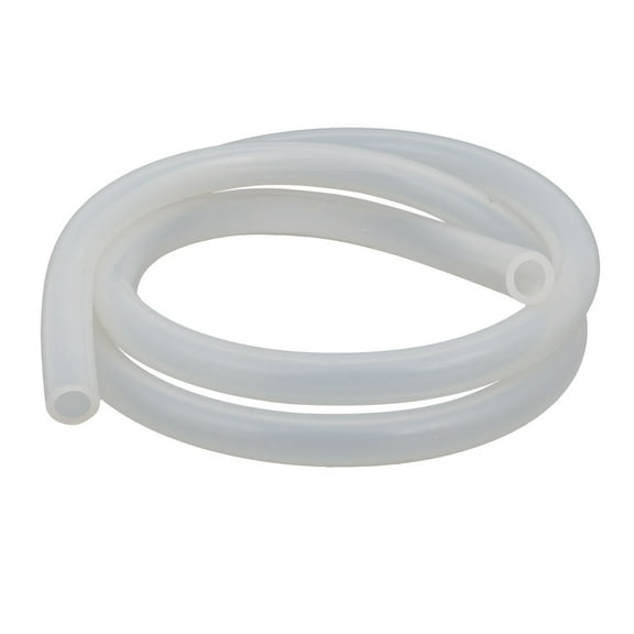 Unique Bargains 8mm x 12mm High Temp Resistant Silicone Rubber Tube Hose Pipe Milky 1 Meter Long