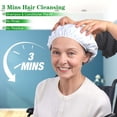 thumbnail image 5 of Shampoo Caps No-Rinse Waterless 6 Pack Disposable Hair Wash Caps for Elderly, Hospital & Camping, 5 of 7