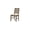 Brown, variant on Dining Chair - 38" Height - Dining Room - Set Of 2 - Upholstered - Antique Gray