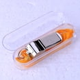 thumbnail image 2 of Bgsha 1 Piece Referee Metal Whistle Stainless Steel Whistle Basketball and Soccer Game, 2 of 9