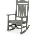 thumbnail image 5 of Hanover Pineapple Cay All-Weather 3-Piece Outdoor Patio Porch Rocker Chat Set, 2 Rockers and Side Table, Eco-Friendly, Recycled Material, - PINE3PC-GRY, 5 of 6