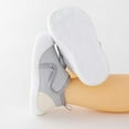 thumbnail image 7 of Huowey Baby Shoes Thick Rubber Sole Anti- Sneakers Solid Color Lightweight Footwear Comfortable Walking Leisure Shoes,Grey,2-2.5 Years, 7 of 7