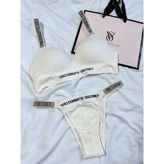 Sujetador Push Up Para Mujer Victoria's Secret Con Letras De Impresión De Lencería