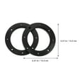 thumbnail image 2 of MLINS 4pcs 4 inch Auto Car Universal Fit ABS Speaker Spacers for Car Stereo Adaptor Ring Mounting Bracket Black Plastic, 2 of 8