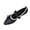 Black, variant on Womens Polka Point Flats Trendy Elegant Bowknot Pointed Toe Slip On Ballet Shoes Comfort Casual Soft Sole Dress Shoes with Ruched Elastic Strap
