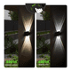 thumbnail image 4 of "Luz Solar Jardin Lamparas Iluminacion Exterior Arbotante Led Belug, Negro ", 4 of 5