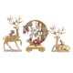 thumbnail image 4 of Figuras de Renos de Pareja, Estatuas de Ciervos, Juego de Manualidades, Esculturas de Ciervos para Oficina, Chimenea, Sala de Estar, Decoración Navide oro, 4 of 10
