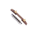 thumbnail image 1 of maskred Pont de Guitare Chromé Rouleau de Selle avec Or, 1 of 6