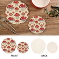 thumbnail image 4 of Cute Lovely Mushrooms Pot Holders Trivets Set of 2 Cotton Hot Pads Mats for Hot Dishes Pots Pans Kitchen Cooking 7" 9.5", 4 of 7