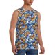 thumbnail image 2 of Fotbe Colorful Butterfly1 Men's Camiseta sin Mangas Estampada para Hombres, Playera Casual para Gimnasio, Entrenamiento, Playa-Small, 2 of 7