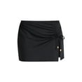 thumbnail image 5 of Time and Tru Women’s and Women’s Plus Tunnel Front Swim Skirt, Sizes XS-2X, 5 of 5