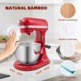 thumbnail image 4 of REJODA-Mixer Slider Compatible with 4.5-5 QT Kitchen Aid Stand Mixers, Kitchen Countertop Storage Mover Sliding Caddy Mixer Slider Mat for Kitchen Aid Stand Mixer Accessories Attachment (Iron - Black, 4 of 4