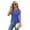 Blue, variant on FLMEI Women's Summer Sleeveless Tank Cotton Summer Front Tie Tops Fashion Tunic Tees Vests for Women S-XXL