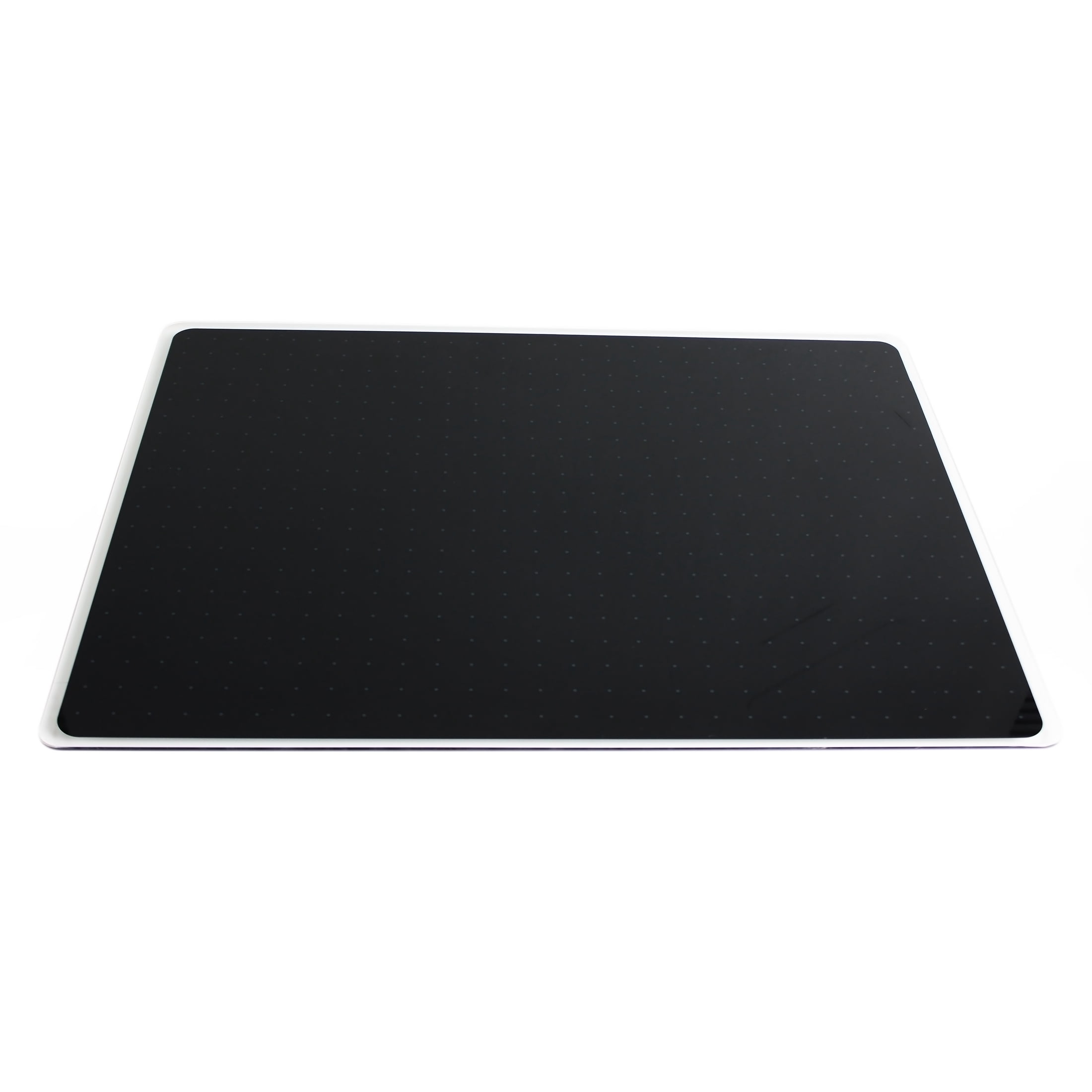 Viztex® Glacier Black Multi-Purpose Grid Glass Dry Erase Board 24" x 36"