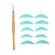 thumbnail image 2 of Double Ended Eyelash Perm Tool Stainless Steel Lash Separator Tint Tool with Eyelash Pads for Beauty Salon Gold, 2 of 5