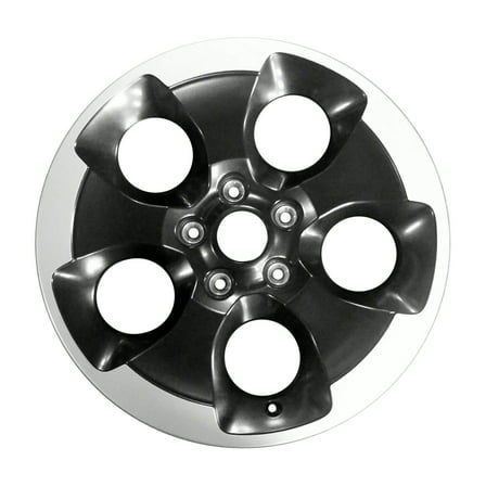 Remanufactured Painted Black with Gold Aluminum Wheel 18 x 7.5 1XA51PAKAA fits 2013-2017 Jeep Wrangler