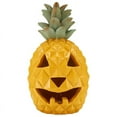 thumbnail image 1 of Pineapple Lantern - Yellow Light Halloween Pineapple Lantern Decoration Resin Pineapple Lantern with Inner Light, 1 of 9