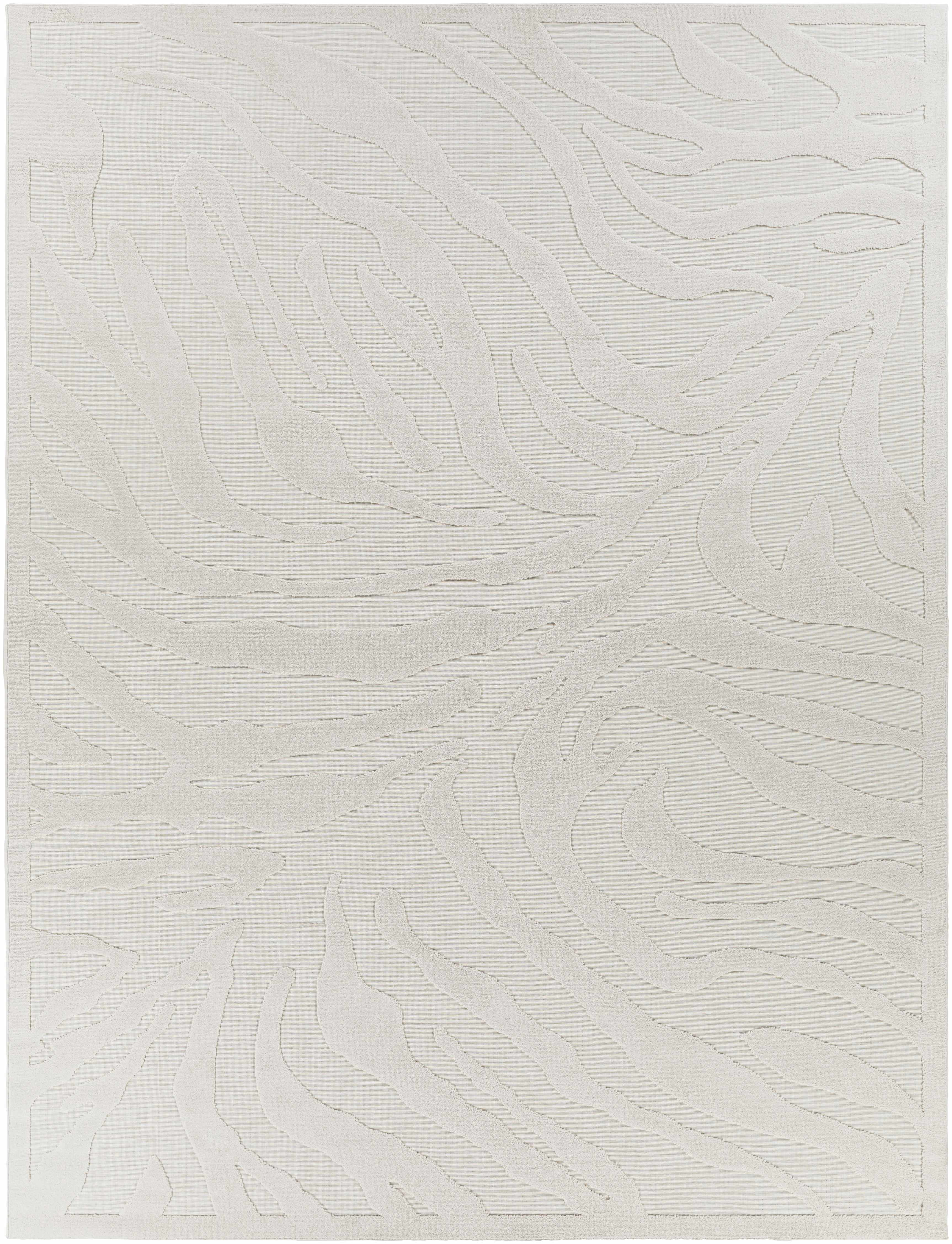 Hauteloom Benzonia Living Room, Bedroom Patio Outdoor Area Rug - Modern - Beige - 7'10" x 10'
