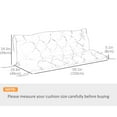 thumbnail image 3 of Outsunny 3-Seater Outdoor Bench Swing Chair Replacement Cushions, 3 of 9