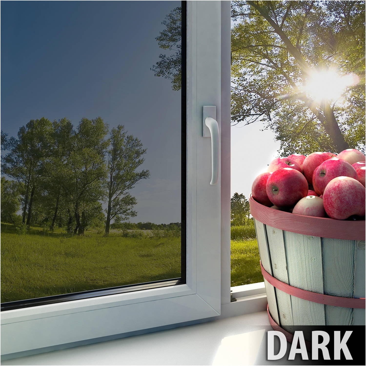 BDF EXS15 Exterior Daytime Privacy and Sun Control Silver 15 (Dark) Window Film 36in X 7ft