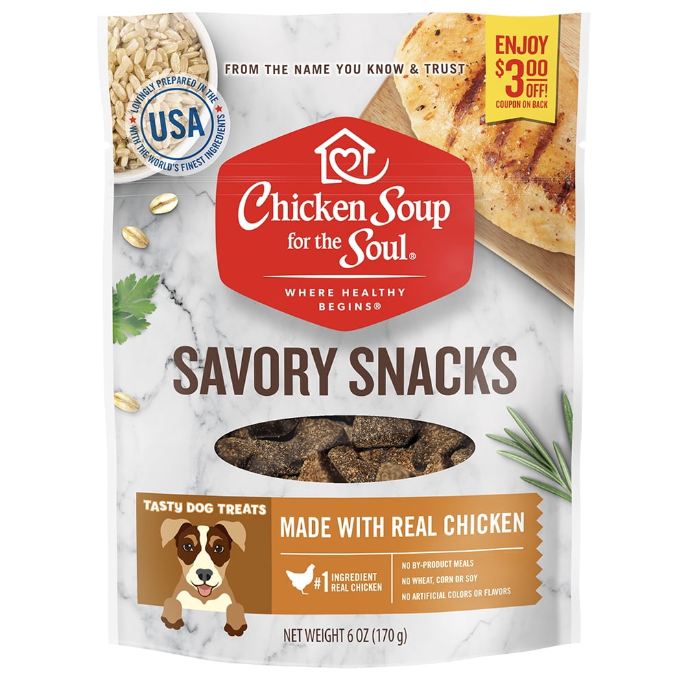 Chicken Soup Savory Snacks Chicken Dog Treats 6 oz
