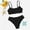 Black, variant on Girl Swimsuit with Shortss Teen Girl Bathing Suits 2 Piece Teen Bathing Suits for Teenage Girls 11-13 Years