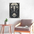 thumbnail image 6 of 16x24 inch Canvas Painting Sheep Wizard And Skull,Rustic Bar,Tavern,Man Cave Decoration Paintings Canvas,Peculiar Indoor Bedroom,Lounge,Study Wall Decor Art Prints,Sheep Wizard & Skull Poster, 6 of 6