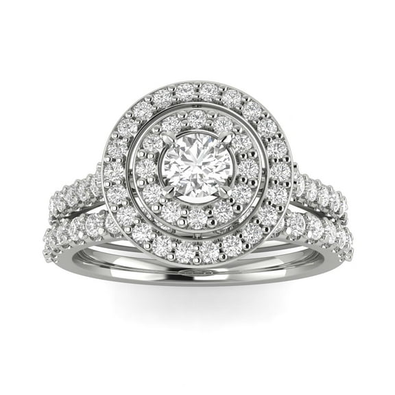 1.00ctw Diamond Bridal Set in 10k White Gold