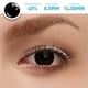 thumbnail image 1 of VISUASHOW Block-lentillas de colores para Cosplay, lentes de contacto para miopía, 2 piezas, para Halloween,-1,00 a-8,00, 1 of 4