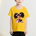 thumbnail image 2 of FFENYAN Summer Short Sleeve T-Shirt for Kids 3-12 Years with Girl Print - Casual T-shirts For Boys And Girls - Perfect for Summer Adventures and Daily Activities, 2 of 5