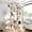 Beige, variant on Globlazer 83'' Multi-Level Large Cat Tree Tower for Indoor Cats with Sisal Scratching Post, Hammock & 2 Condos, Dark Gray