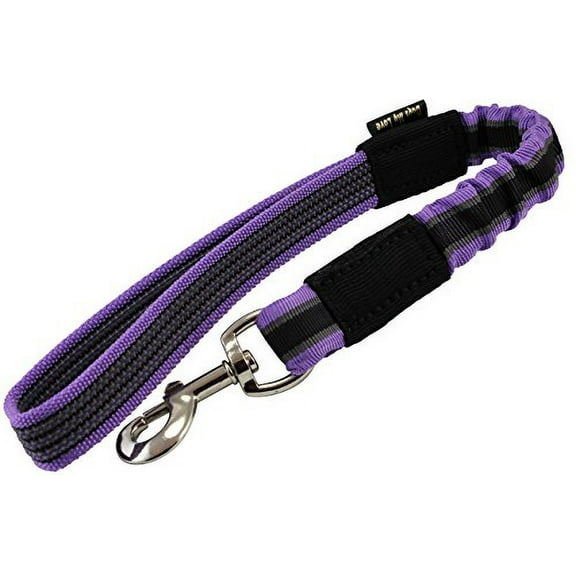 Bungee Shock Absorbing Dog Short Leash Large 20" Long 1" Wide Traffic Lead Lilac