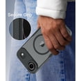thumbnail image 7 of for iPhone Air Case, Compatible with MagSafe, Translucent Matte Shockproof Anti-Slip Anti-Fingerprint Pocket-Friendly Phone Case Cover - Gray, 7 of 7