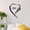 Black, variant on CCOCC Wall Paper,Heart-Shaped"LOVE"Design Wall Stickers,Mirror Acrylic Wall Stickers & Murals,Red