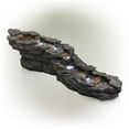 thumbnail image 3 of Alpine Corporation 19-Inch Tiered Rocky River Stream Fountain with White LED Lights, 3 of 12