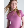 thumbnail image 4 of Scoop Women’s The York Baby Tee with Short Sleeves, Sizes XS-XXL, 4 of 4