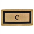 thumbnail image 1 of Nedia Home 02179C Single Picture - Black Frame 36 x 72 In. Heavy Duty Coir Doormat - Monogrammed C, 1 of 5