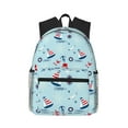 thumbnail image 1 of Fotbe Sailboats Anchors Mochila Ligera Casual para Laptop para Hombres y Mujeres, Mochila Impermeable de Uso Diario, Mochila para Universidad, 1 of 6