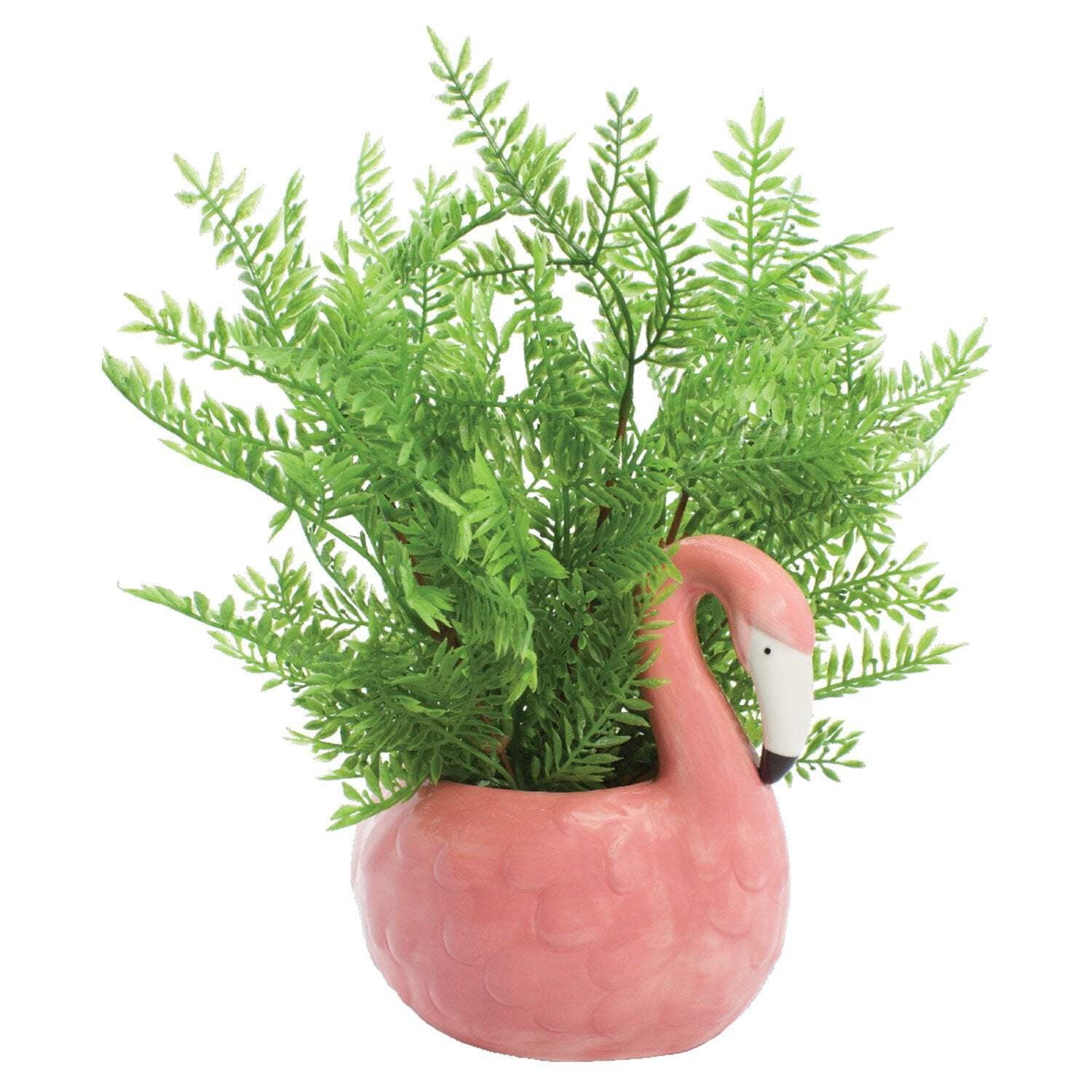 Streamline Imagined Flamingo Planter