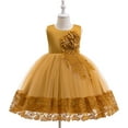 thumbnail image 2 of RXMEKW Robe à Manches Longues, Robe Décontractée Ligne A pour Filles avec Couleur Unie et Col Rond pour Printemps et Été, 2 of 7