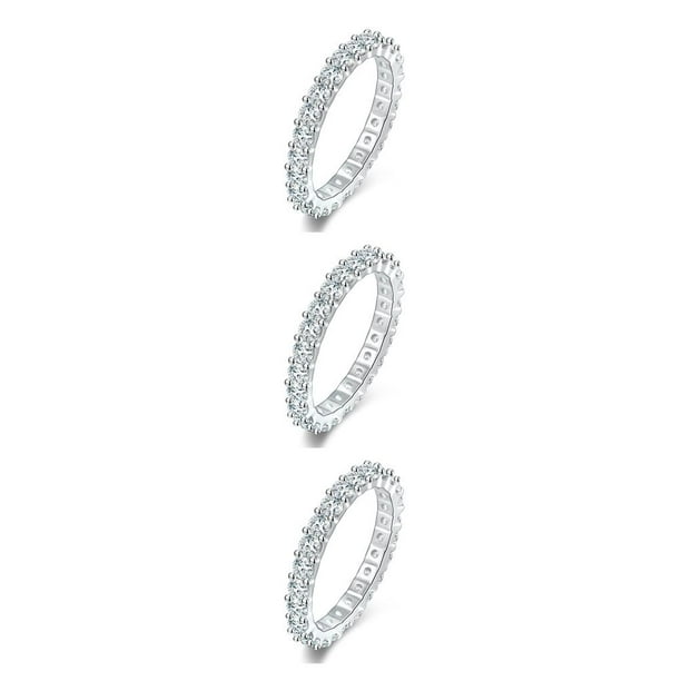 Sonducket Anillo de bodas de cristal Aniversario Joyería de moda Regalo personalizado Tamaño 7 Type1 NO1 Sonducket CBP234644