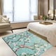 thumbnail image 3 of Alfombra de baño con diseño de paisaje de flores, pintura al óleo, para cocina, hogar, sala de estar, dormitorio, alfombras para puerta de entrada, 3 of 4
