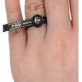 thumbnail image 2 of 4PCS Reusable Ring Sizer Measuring Tool - UK Size A-Z - Black/White Measure Finger Size Accurately - Clear Print with Magnifying Glass - Jewelry, Ring, 2 of 2