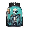 thumbnail image 1 of Easygdp Vintage Skull Beer Mochila Versátil y Elegante: Comodidad, Almacenaje y Durabilidad para la Universidad, Trabajo, Viajes y Uso Diario, 1 of 8
