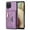 Purple, variant on Dteck Case For Samsung Galaxy A12 6.5-inch,Luxury Leather Zipper Card Holder Wallet Cross Body Bag Back Case Hybrid Rubber Kickstand Cover with Shoulder Strap,Pink