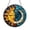 Acrylic 3.5 Inch, variant on Sun and Moon Yin Yang Glass Ornament Window Decor, Celestial Astrology Hanging Art for Home
