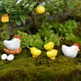 thumbnail image 3 of Baohd Fairy Garden Accessories Synthetic Resin Different Display Chicken Decor Type 3 1Set, 3 of 6