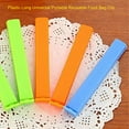 thumbnail image 4 of Injueey Clips de plástico para bolsas de alimentos, abrazadera de almacenamiento Universal larga para interiores, bolsas de verduras para el Almacenamiento y organización del hogar, 4 of 6